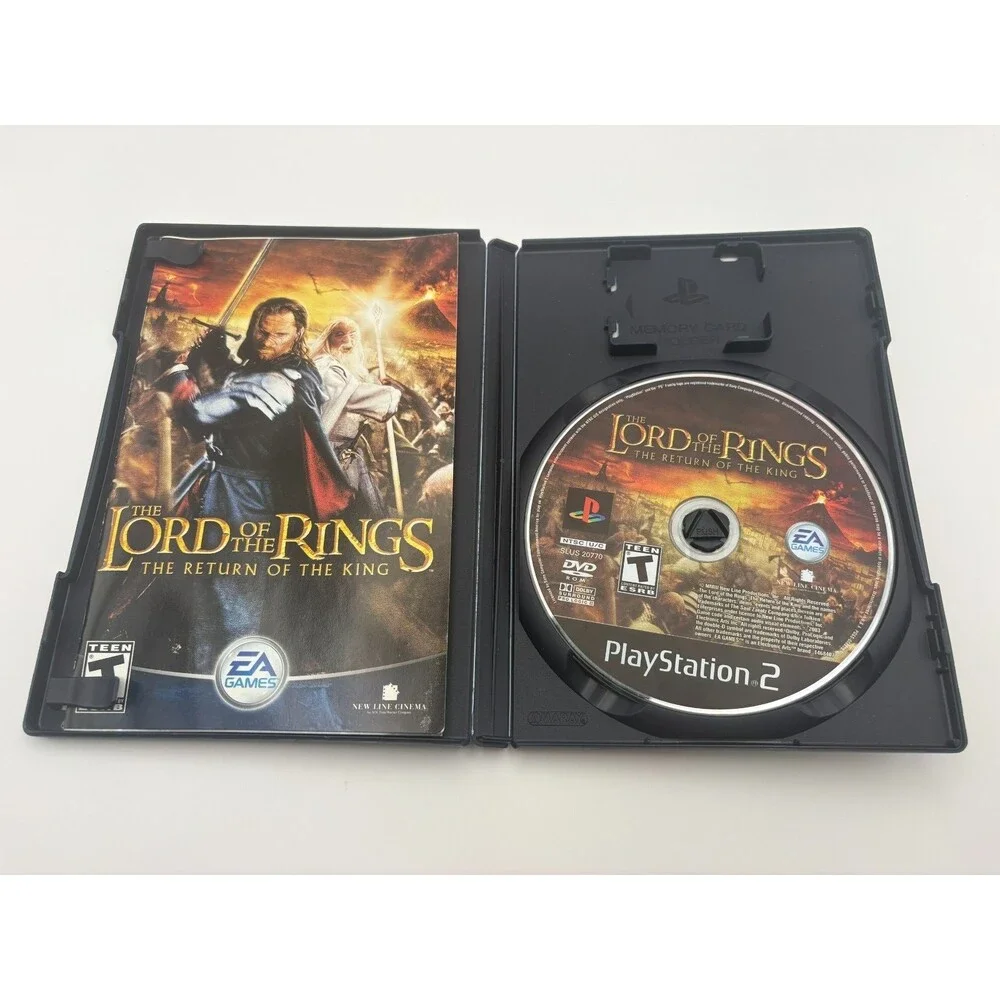 Lord of the Rings: The Return of the King Sony PlayStation 2, 2003, Complete